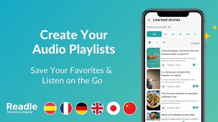 Readle: Learn Languages Daily screenshot-4