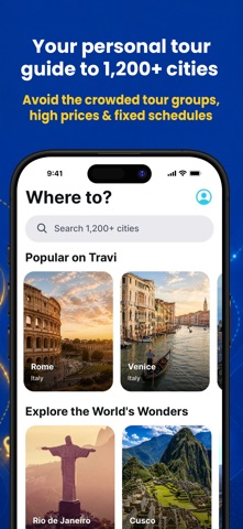 Travi: Travel Audio Tour Guide screenshot