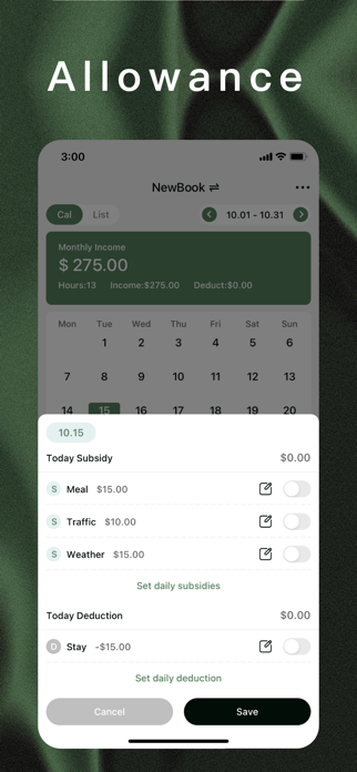HourlyWg Screenshot 2 of 3