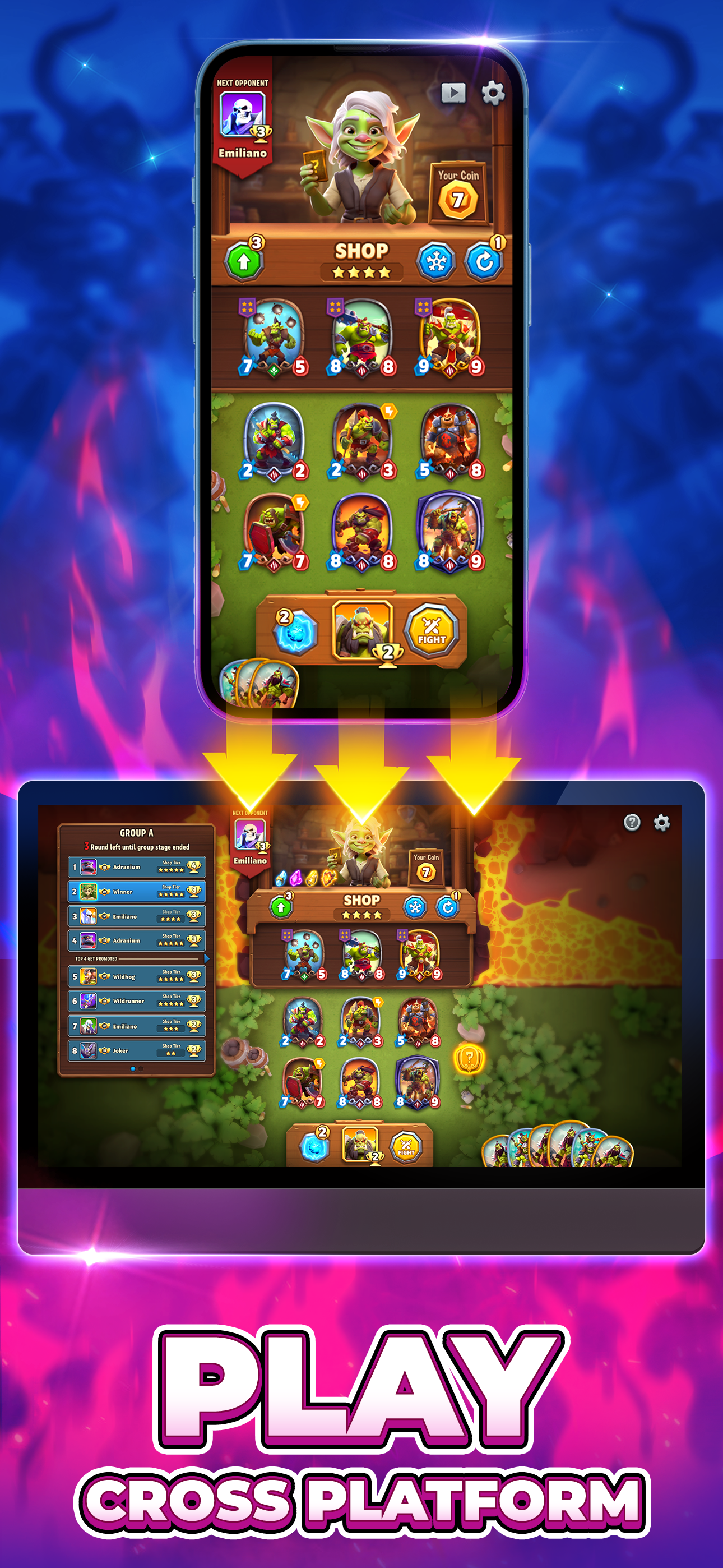 ARCANE RUSH: Auto Battler screenshot 5