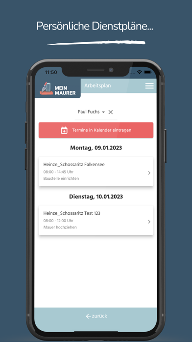 MeinMaurer Screenshot