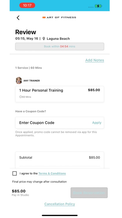 Art of Fitness Mobile screenshot-4