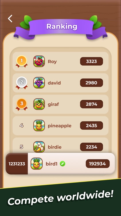 Watermelon Bird: Merge Puzzle screenshot-5