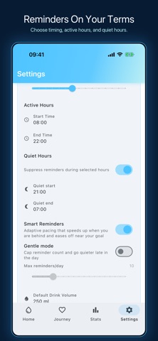 Water Tracker: Hydration Log Screenshot 7 of 8