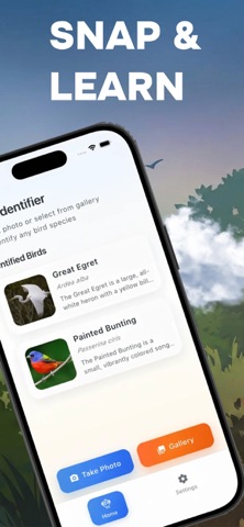 Birder: Bird identifier screenshot