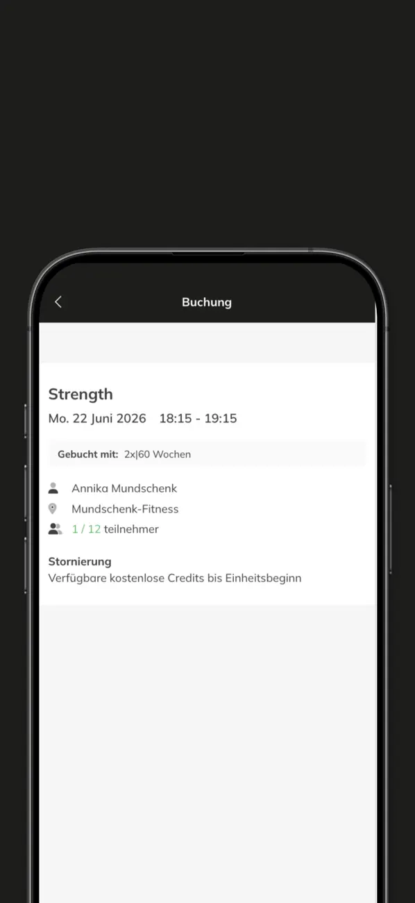 Screenshot #3 pour Mundschenk Fitness