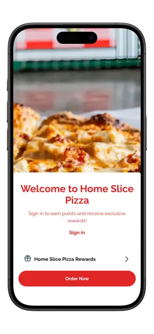 Home Slice Pizza App screenshot 1