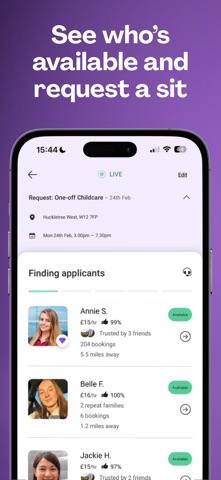 Capture d'écran 6 de Bubble - Find Childcare Now