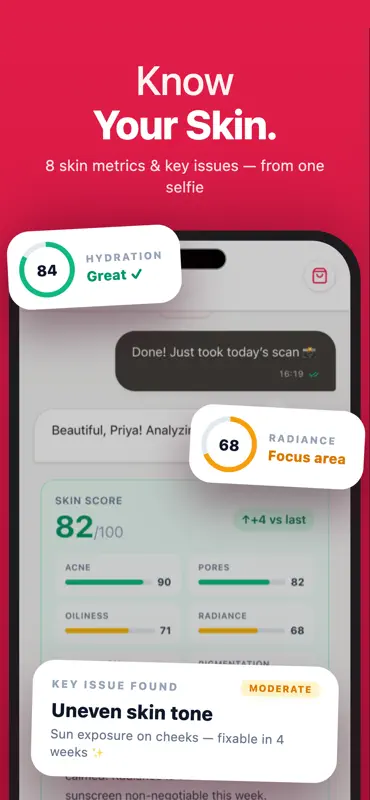 PerfectSkin - AI Skin Coach screenshot 2 of 7