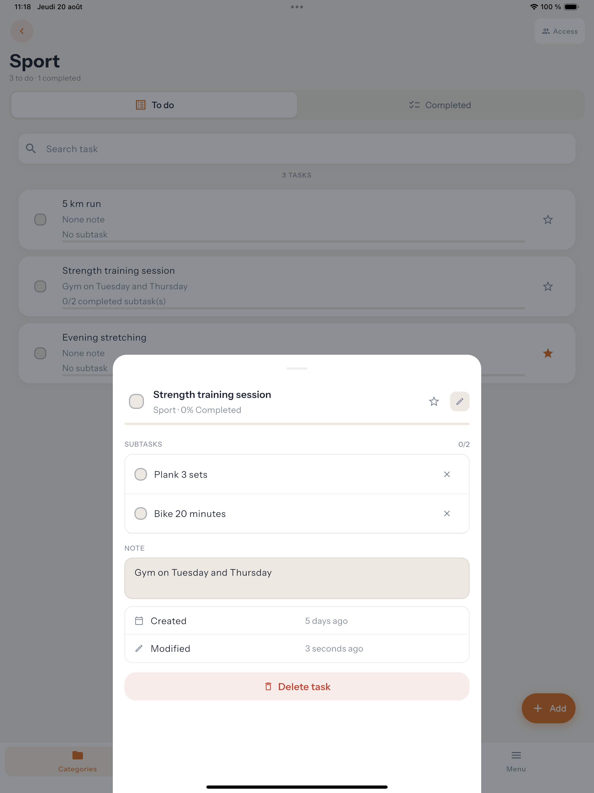 Etma - Todo list manager screenshot 8