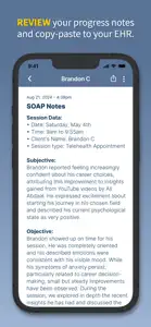 Therapy Notes by Moments screenshot #4 for iPhone