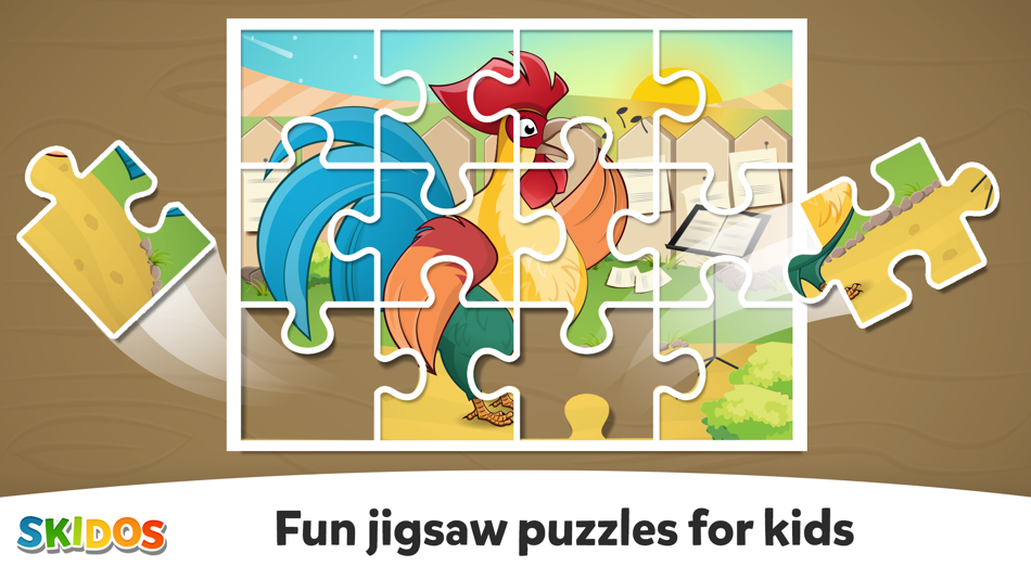 #1. Puzzle Games for Toddlers! (iOS) 由: Skidos Learning