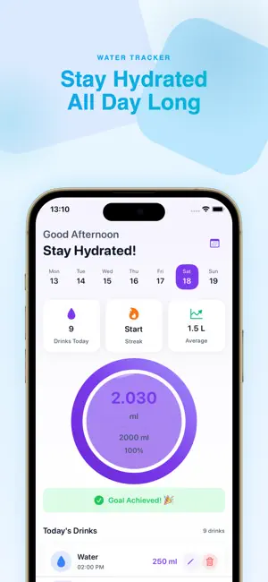 Water Reminder - AI Hydration screenshot 1