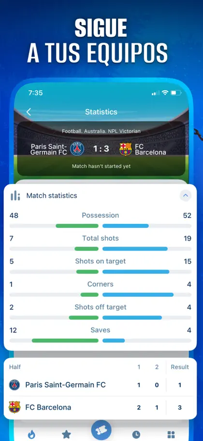 Screenshot 5 di 6 di 1xBet ~ Apuestas Deportivas
