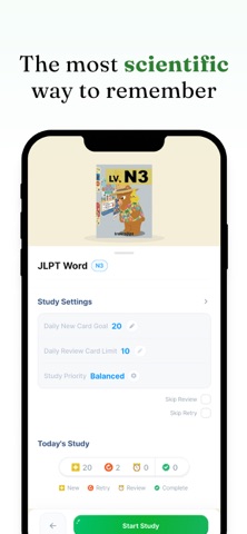 iroiro JLPT: Japanese Vocab iPhone screenshot