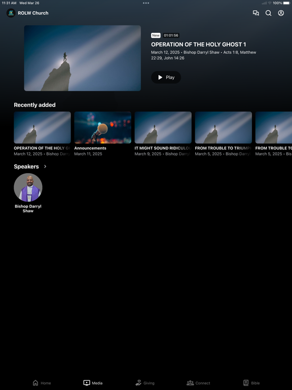 Rivers of Living Waters iPad screenshot 2 - Education app