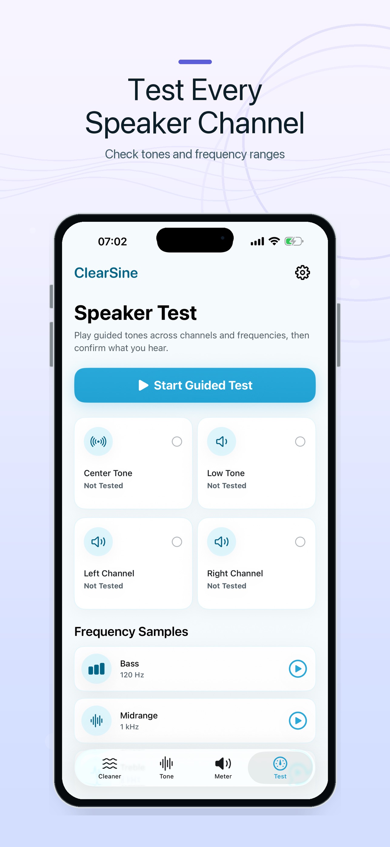 Screenshot 4 of ClearSine - Speaker Cleaner