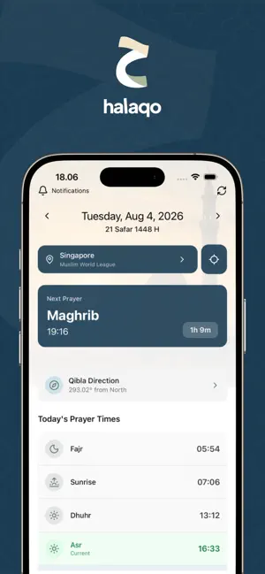 Halaqo: Athan & AI Journaling screenshot 2