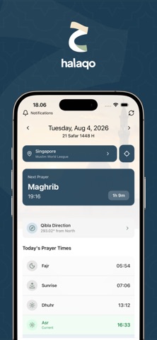 Halaqo: Athan & AI Journaling Screenshot 2 of 9
