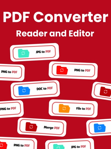 PDF Converter: Word, JPG, Scan iPad screenshot