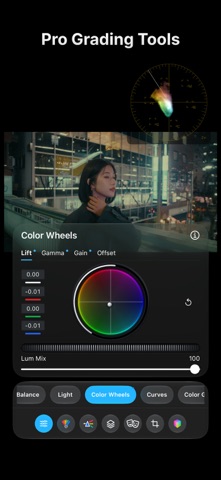 Color Grade Video - PeekLut, App Store screenshot