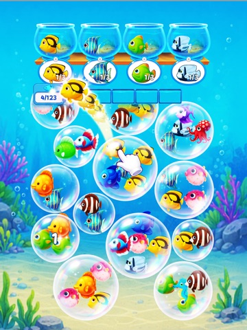 Fish Sort Puzzle - Bubble Jam iPad screenshot