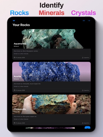 Rock Identifier - Scala iPad screenshot