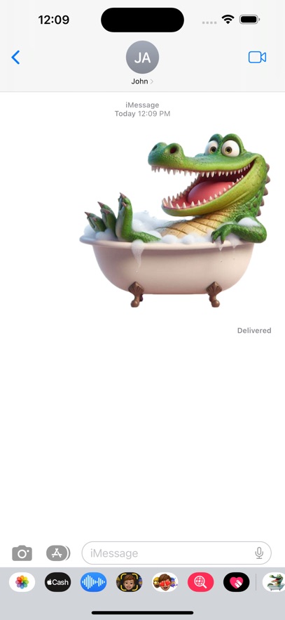 Alligator Bath Stickers