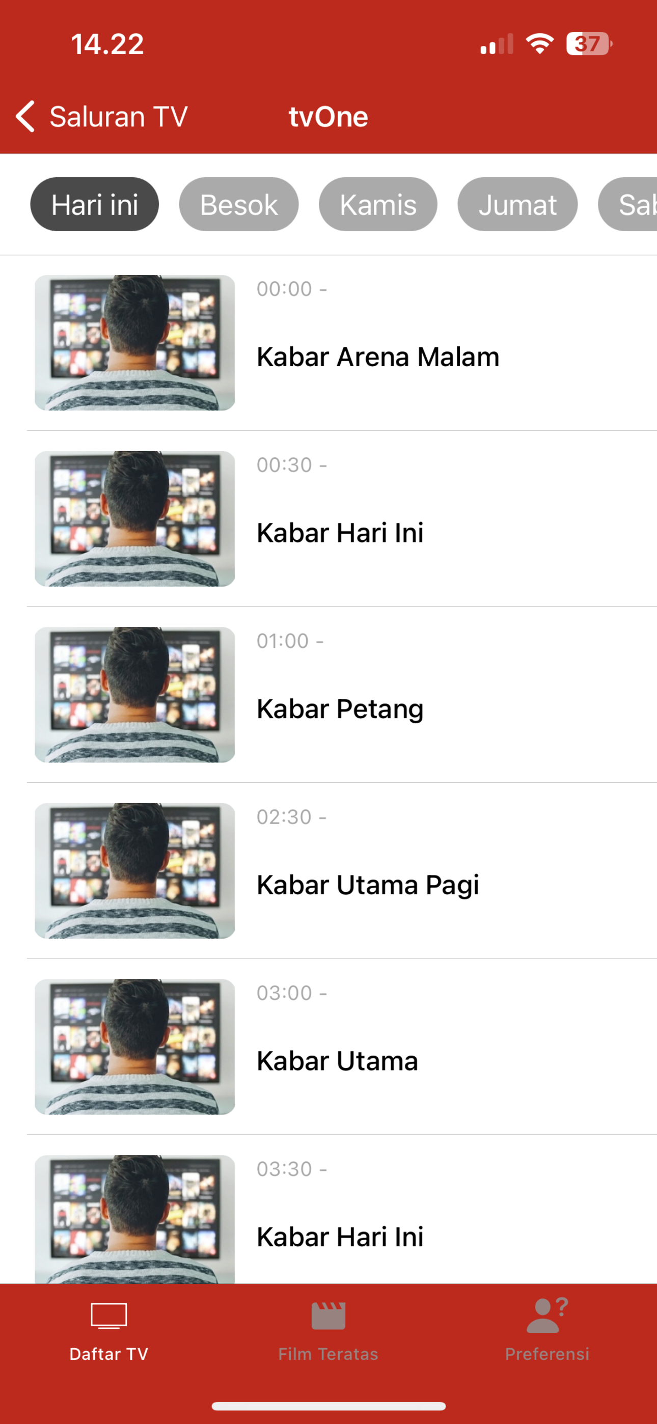 ► Jadwal TV Indonesia