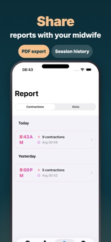 Contraction Timer & Kick Count Screenshot 6 of 6