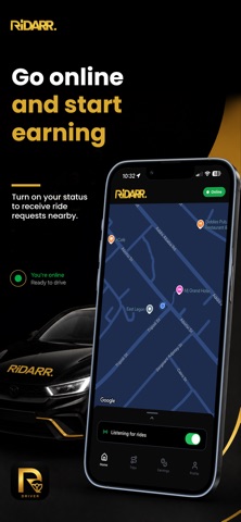 Ridarr Driver - Drive & Earn screenshot