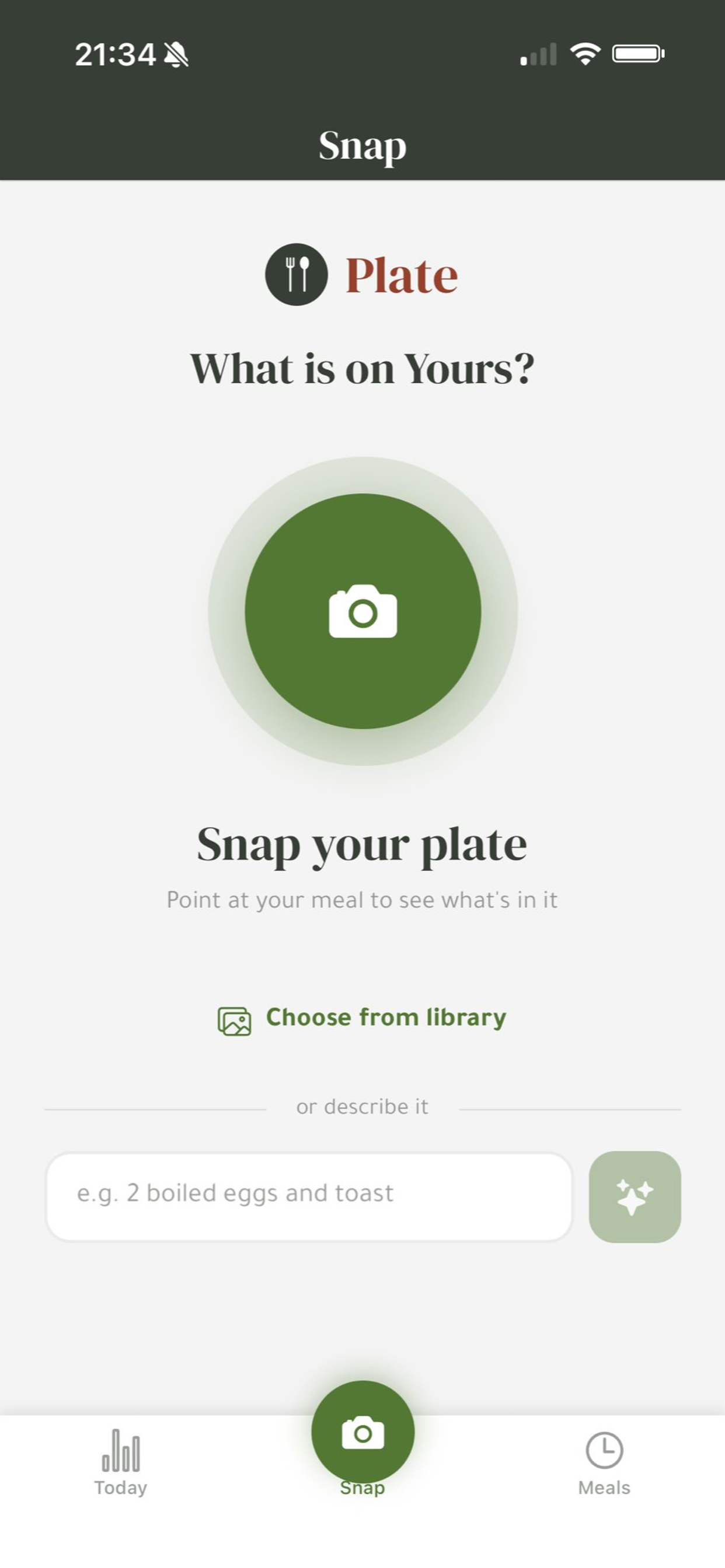 Plate — AI Food Scanner screenshot 3