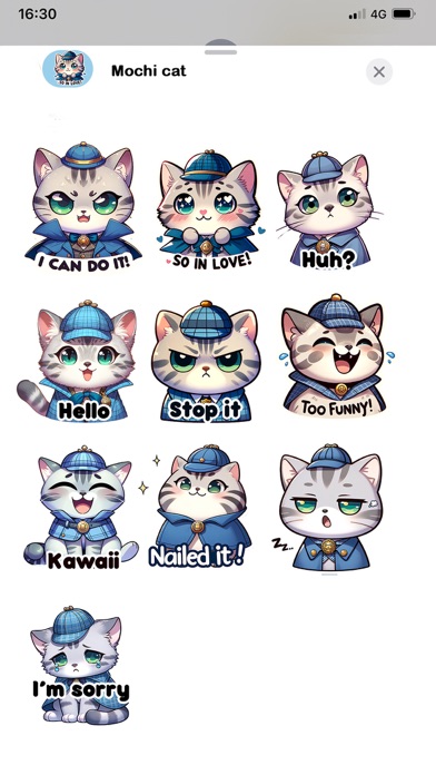 Luna Cat, Funny Couple Sticker Screenshot