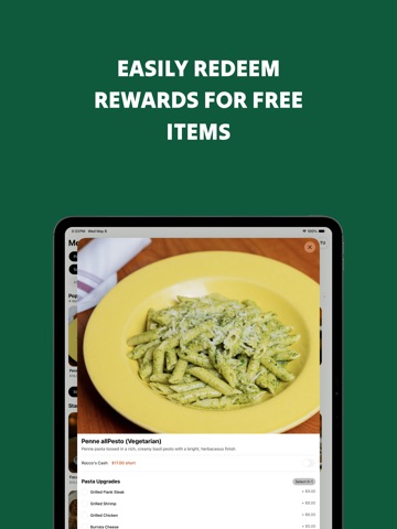 Rocco's Cafe - Order Now iPad screenshot