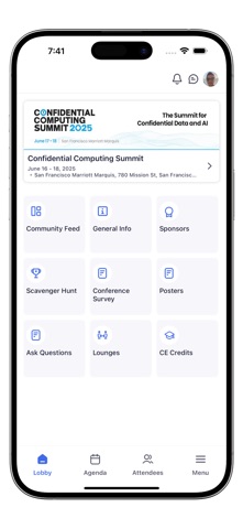 Confidential Computing Summit iPhone screenshot