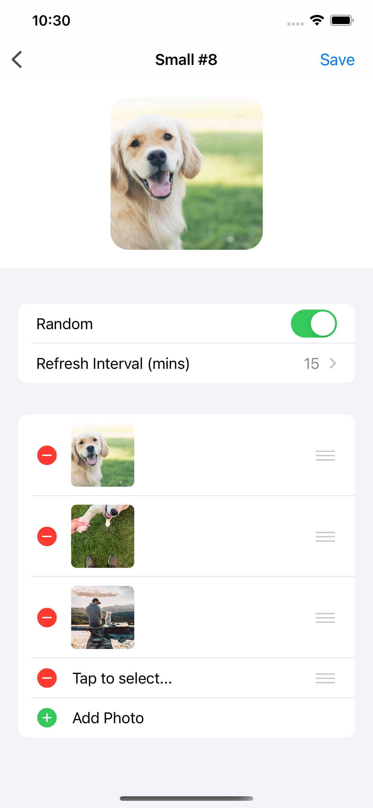 X Widget