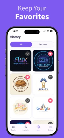 Logo Designer - AI Logo Maker iPhone screenshot