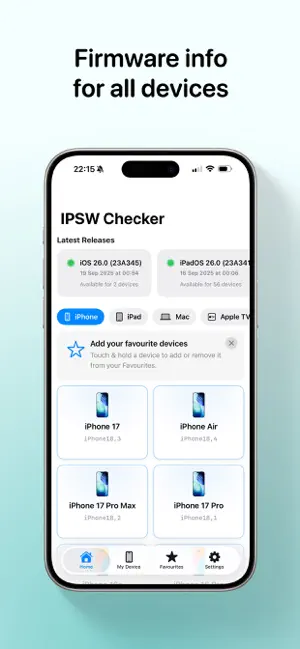 IPSW Checker screenshot 1