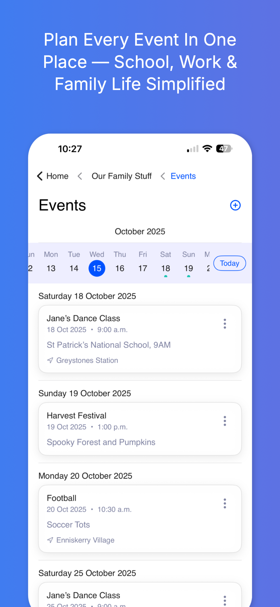 Family Folder: Shared Planner screenshot 3