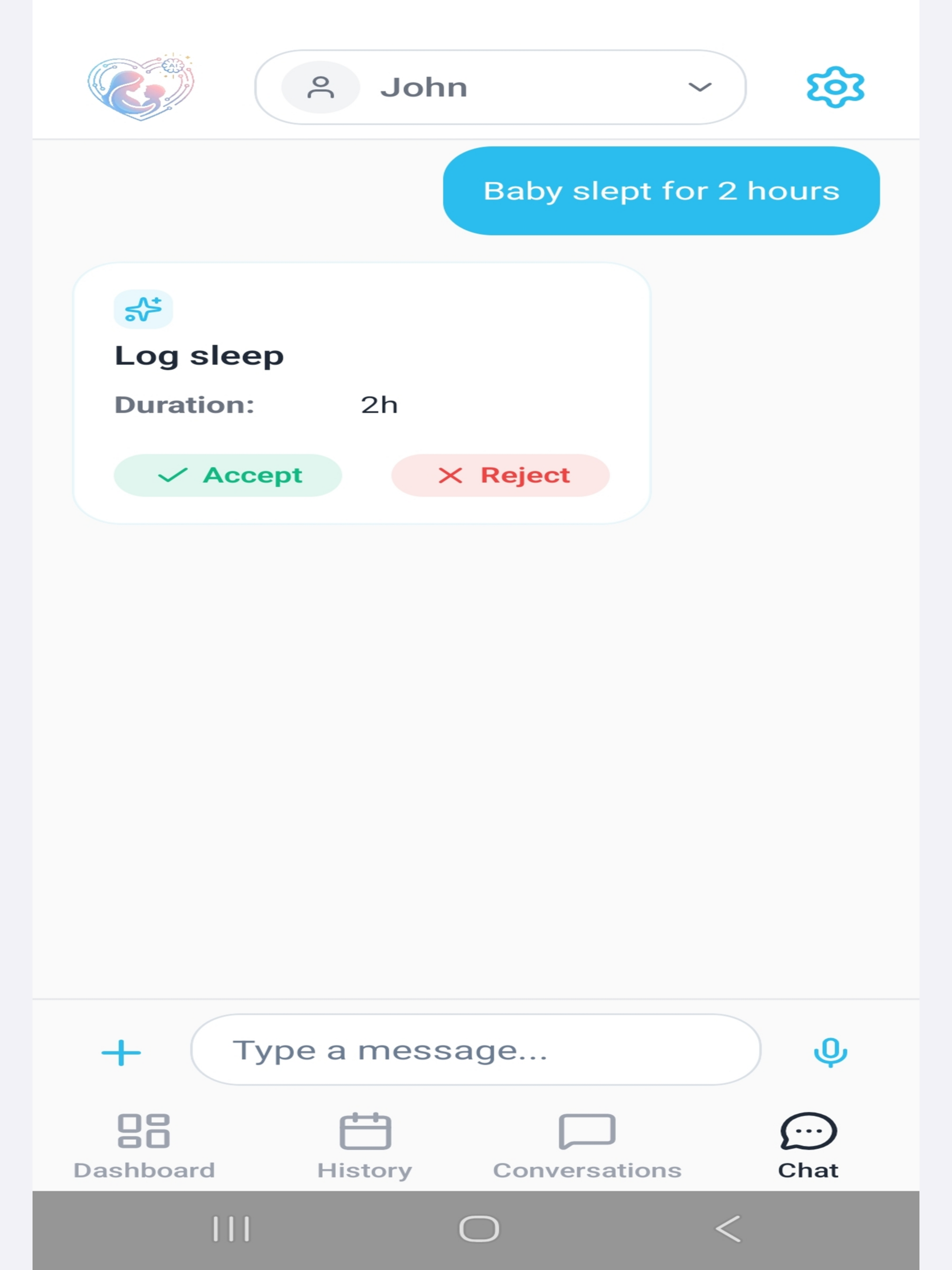 Baby & Toddler Tracker - ParAI
