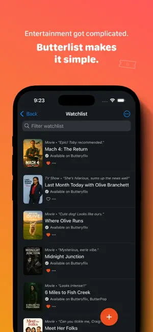 Butterlist screenshot 3