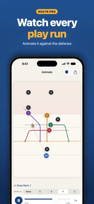 Routr: Flag Football Playbook screenshot 4