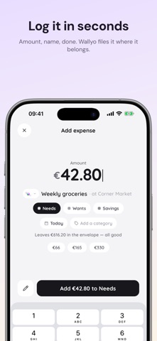 Envelope Budget App: Wallyo Screenshot 3 of 6