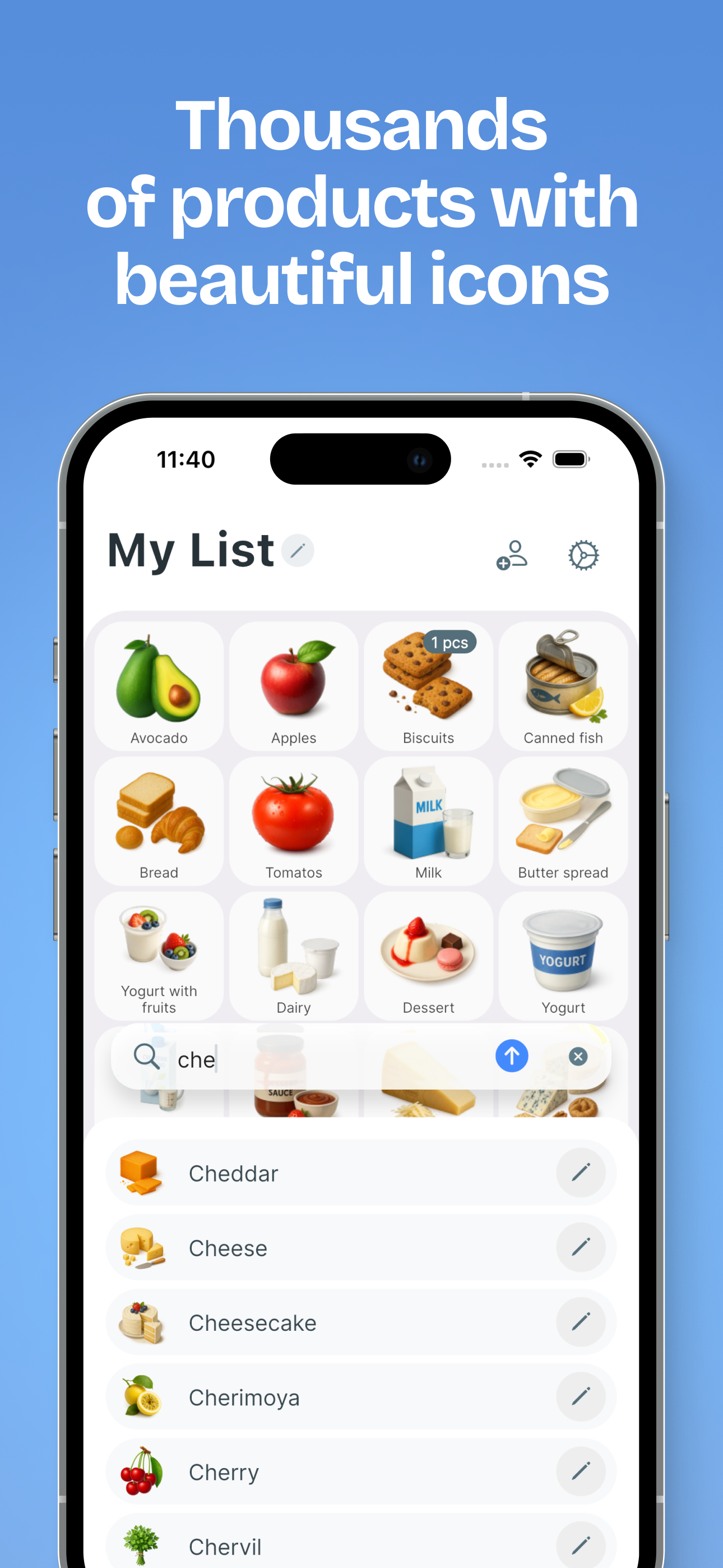 Shopping List • Listic