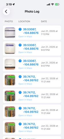 Photo Maper iPhone screenshot