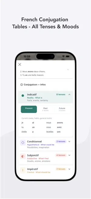 woList: Vocabulary & Verbs screenshot 2
