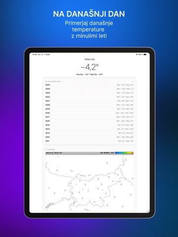 Trbovlje Vreme iPad screenshot