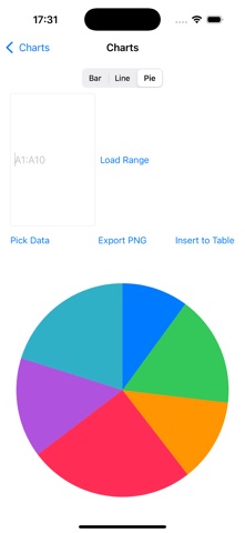 Spreadsheet -Table Edit Numera Screenshot 4 of 4