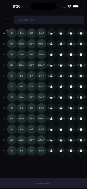 Chord Progression Visualizer screenshot 1