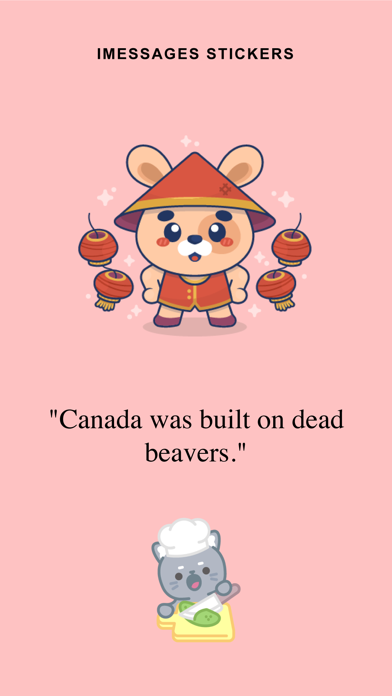 Screenshot #1 pour Dim Sum Beavers Stickers